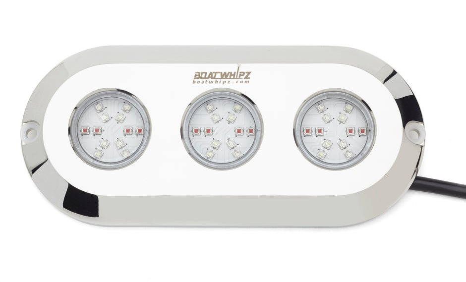 Boatwhipz led stern lights boat whips marine lighting underwater light